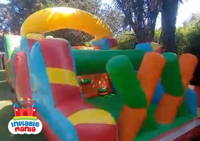 Carrera de obstáculos 14 x 4 mts