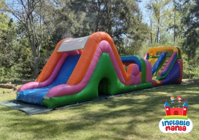 Circuito Doble Tobogán 14×4 mts